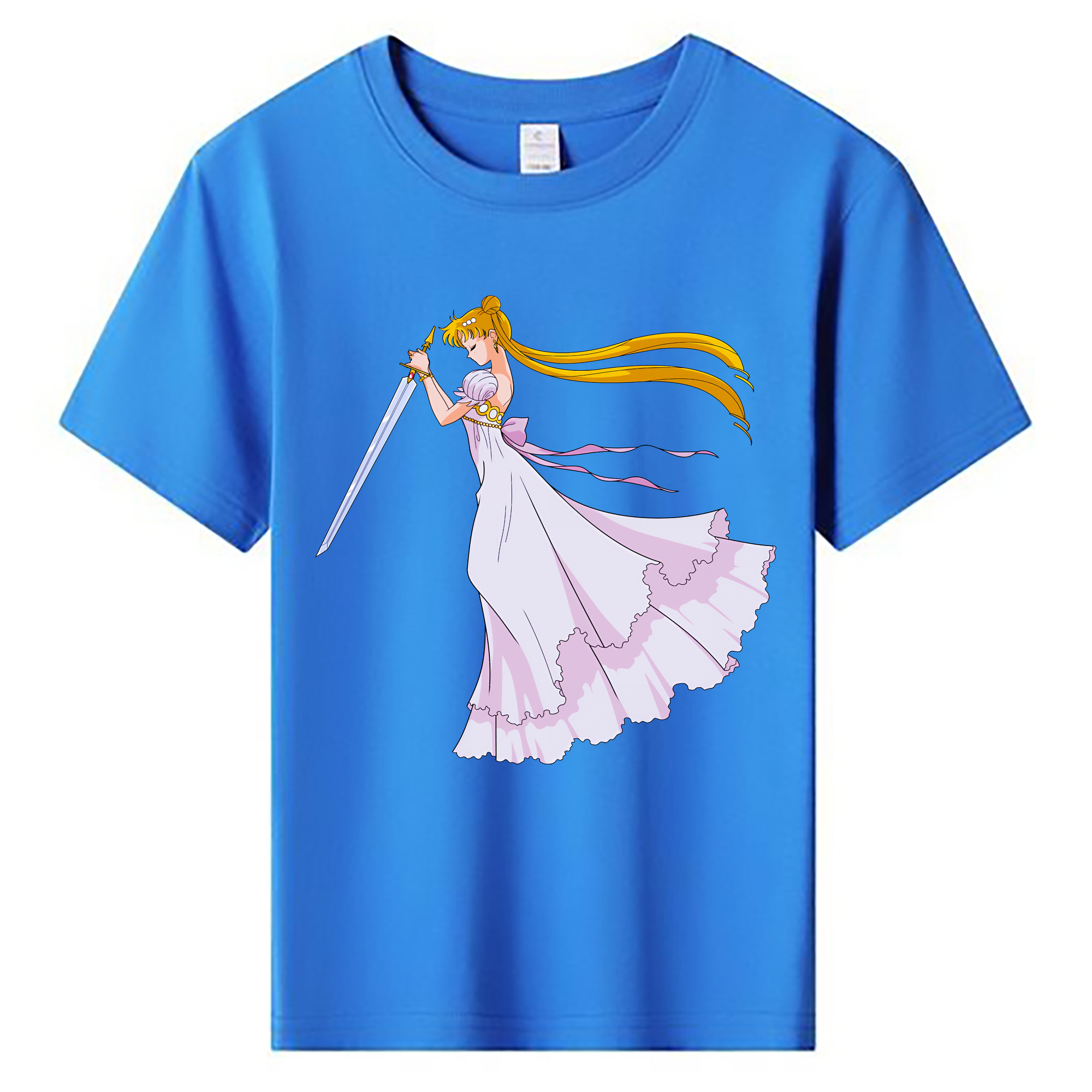 （画像用） 美少女戦士セーラームーン 愛野 美奈子 あいの みなこ Sailor Moon Aino Minako 綿100％キッズTシャツ（フロントプリント）